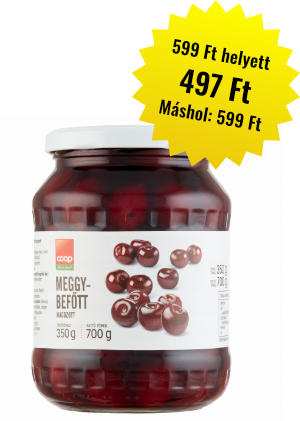 COOP MEGGYBEFŐTT MAGOZOTT 700G
