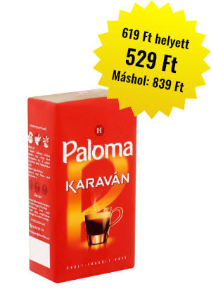 PALOMA KARAVÁN 225G ÖRŐLT KÁVÉ